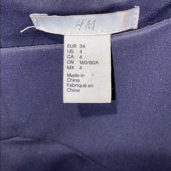 H&M dark blue dress - Picture 4 of 6